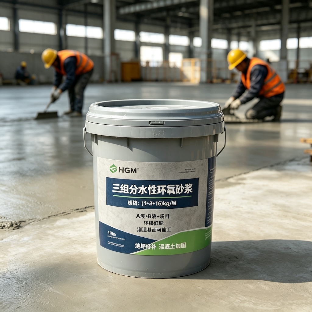 乐至三组份水性环氧砂浆